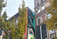 Frode firma il nuovo murale dedicato a Giuseppe Verdi